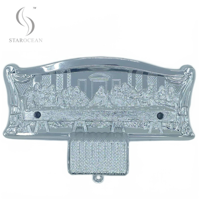 Religious Theme Casket Adornment Polished Finish For Superior Performance
