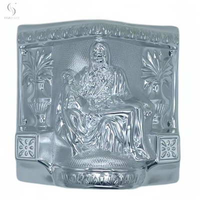 Religious Theme Casket Adornment Polished Finish for Superior Performance